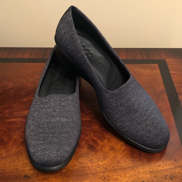 Ecco Shoes - Ecco Felicia Stretch Slip on Wedge Shoes 38 EU